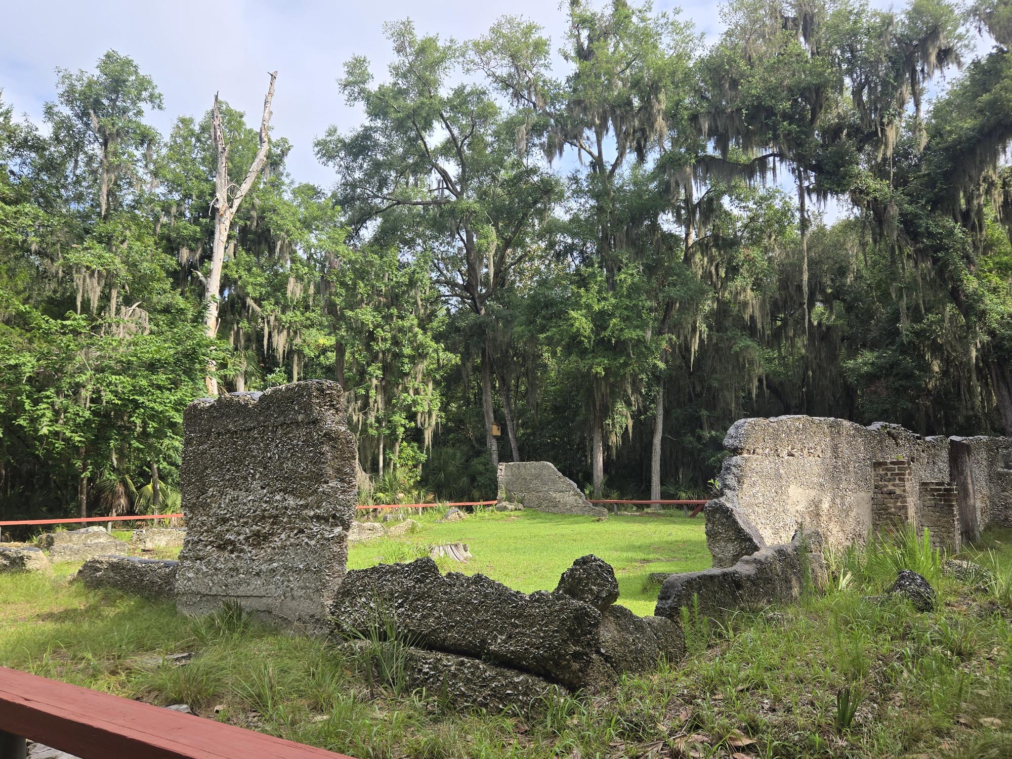 Tabby ruins at historic Wormsloe site