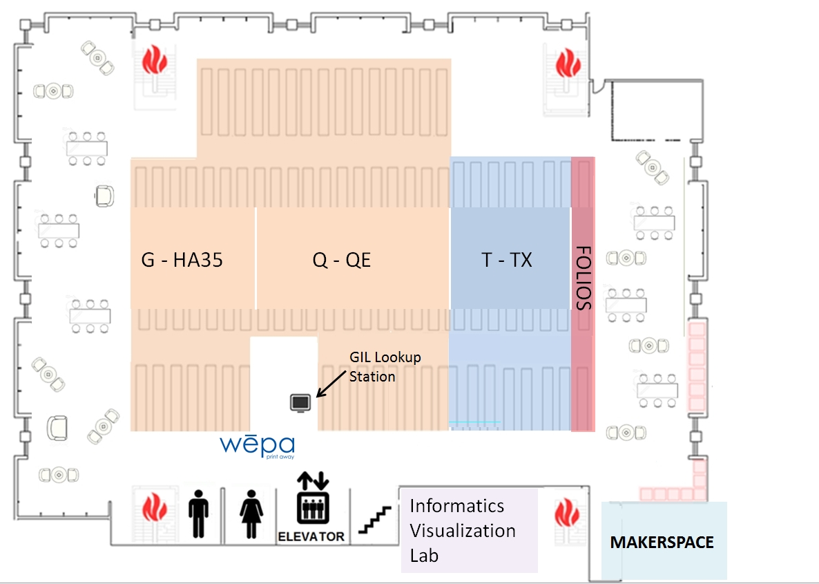 Science Library Floor Maps UGA Libraries