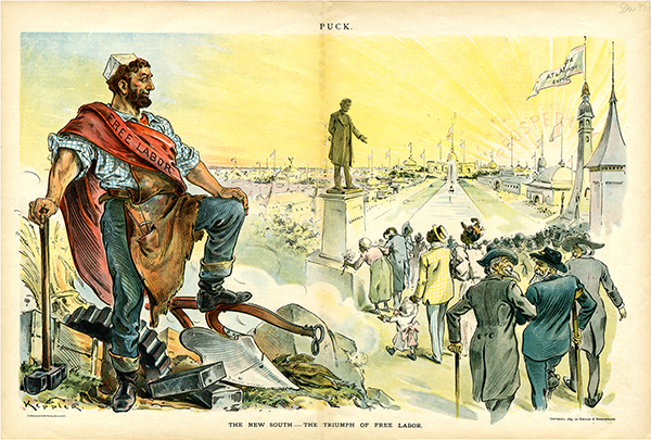 Illustration from 1895 Puck Magazine