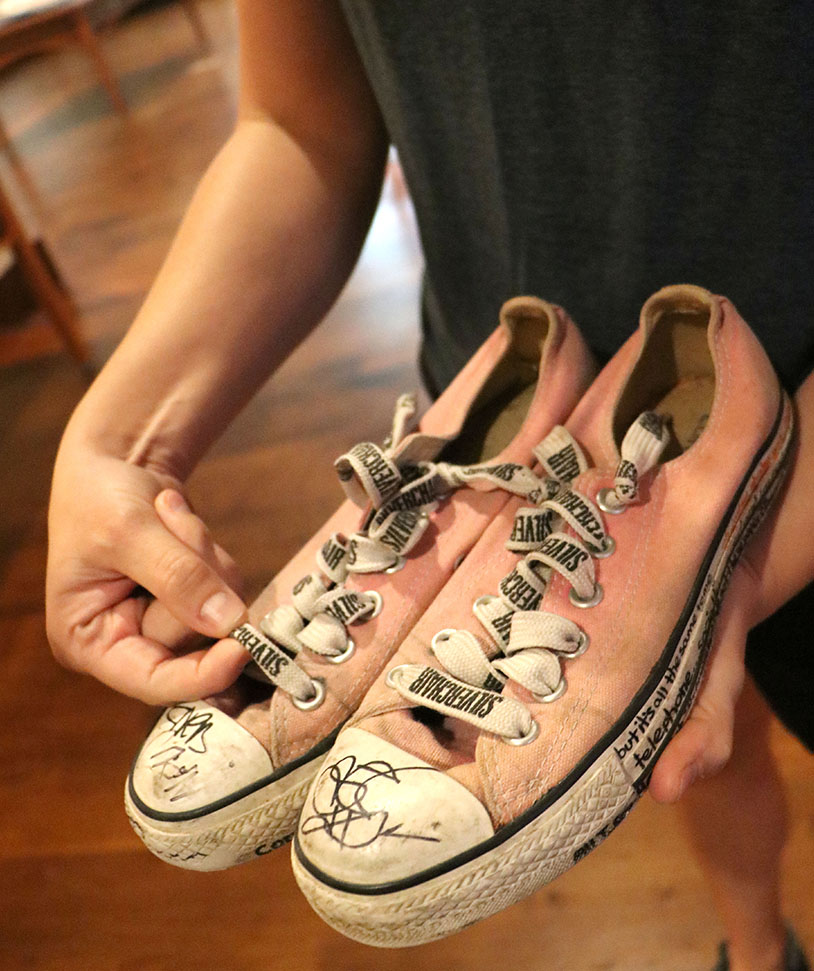 Natalie Werve's Silverchair shoes