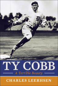book cover, "Ty Cobb: A Terrible Beauty"