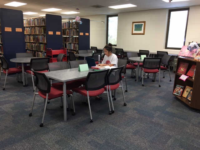 Curriculum Materials Library study space