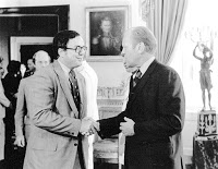 Moore with Gerald Ford