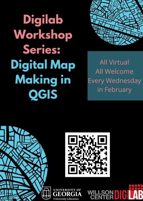Flyer advertising Digital Map Making Workshops