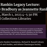 Rankin Legacy Lecture Infographic Featuring Mary Jane Bradbury